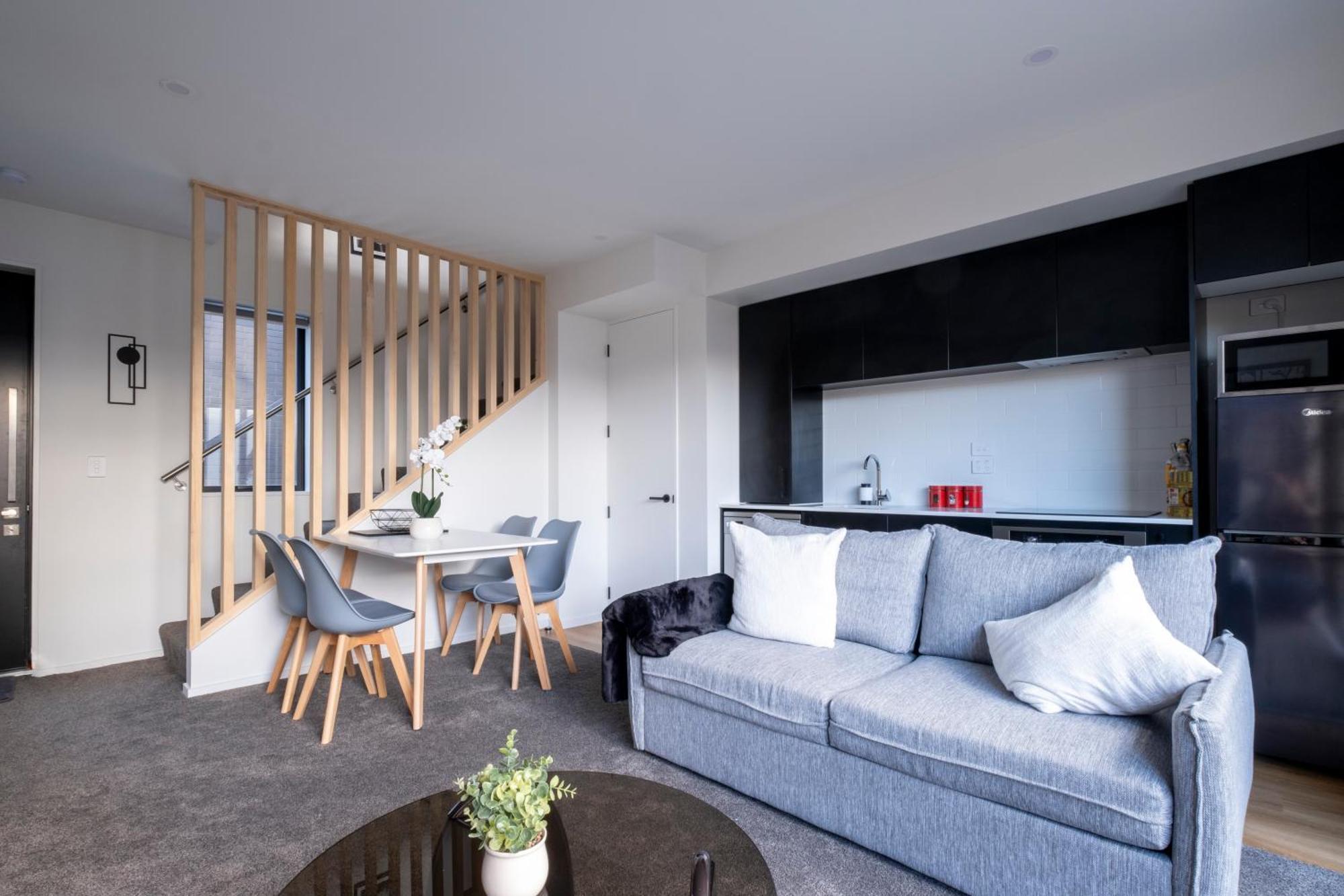 Luxury 2 Bed Townhome In Cbd كريستتشيرش المظهر الخارجي الصورة
